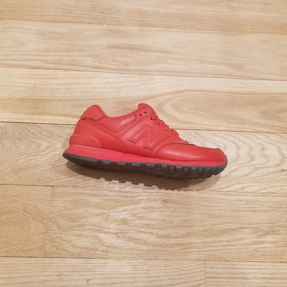 Men's New Balance. All red. Size 10.5